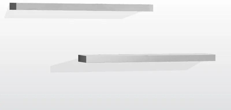 Set Mobilier Cameră Lara pentru Copii/Tineri, Alb – Pat 90x200 cm, Noptieră, Dulap 2 Uși, Birou și Polițe Perete – Vipack