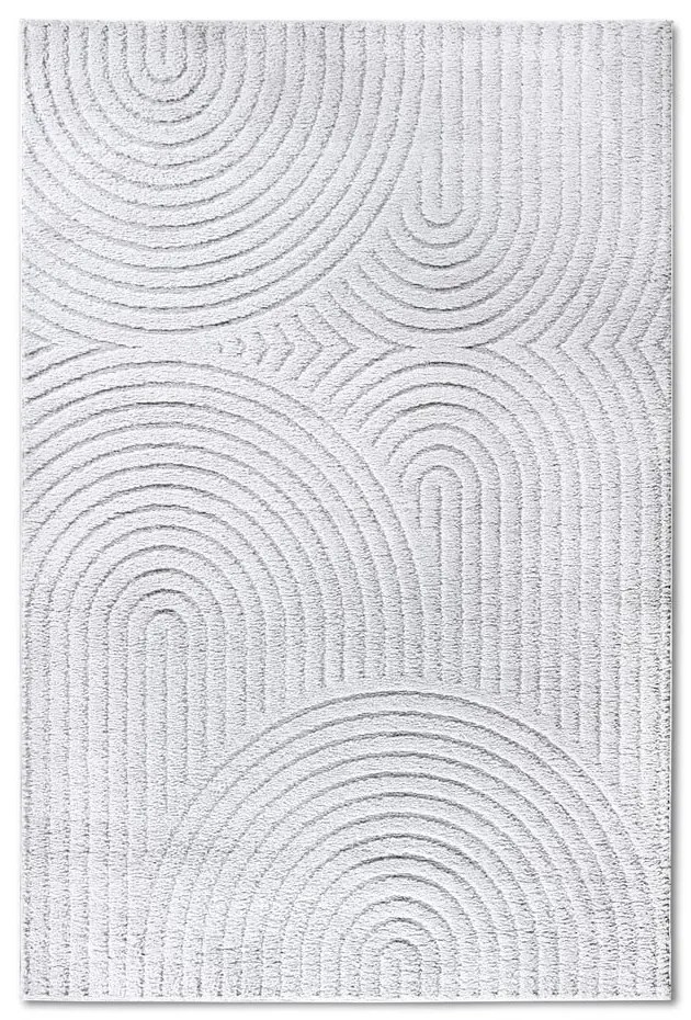 Covor alb 160x235 cm Panglao New York White – Elle Decoration