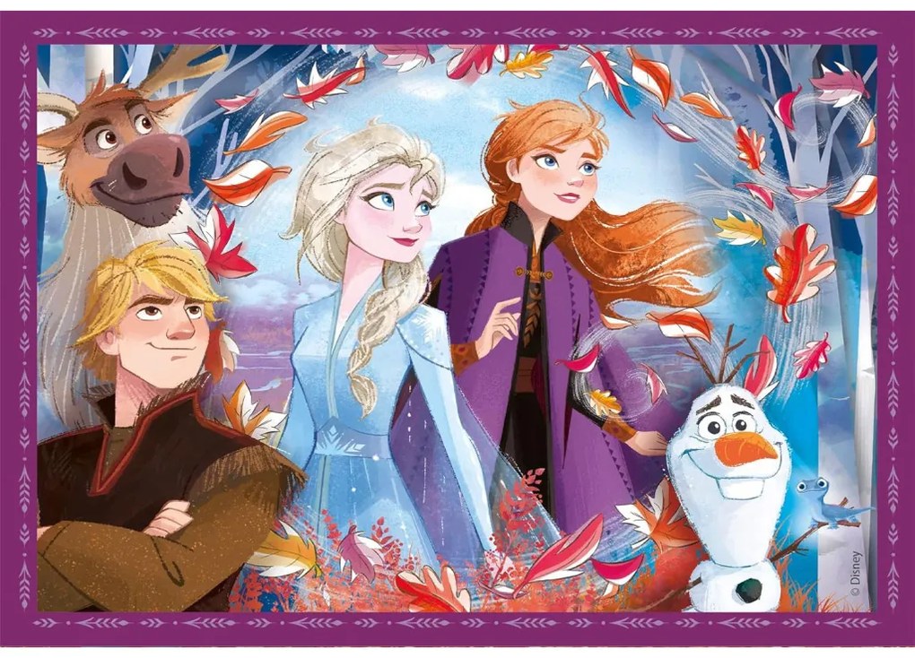 Disney Regatul de gheață Echoes Puzzle 4-în-1 Clementoni