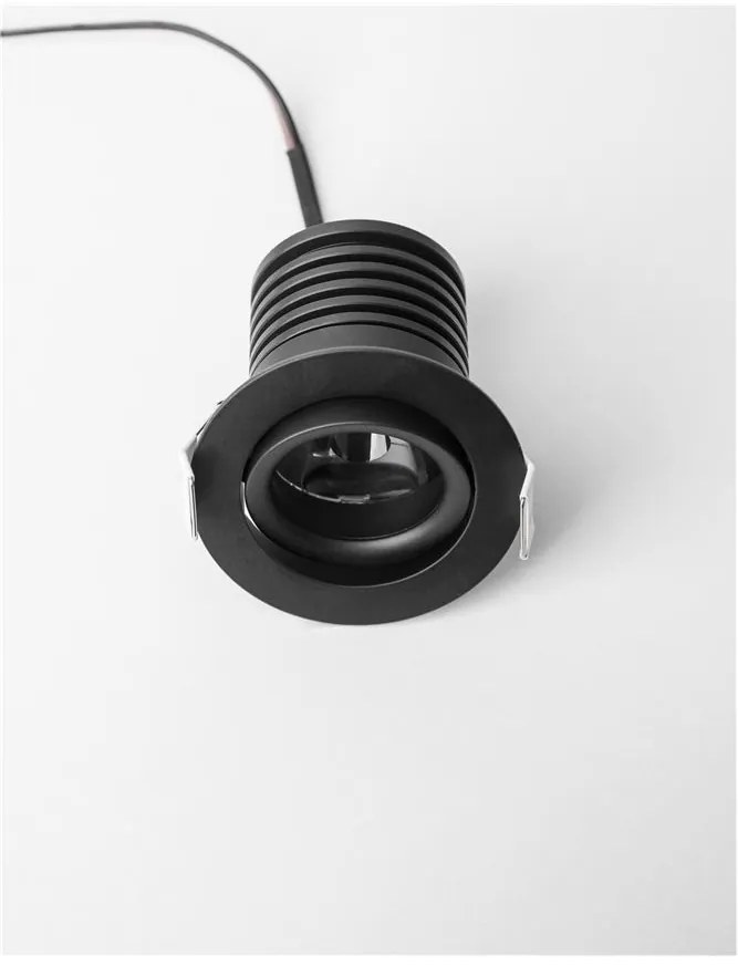 Spot LED incastrabil tavan fals / plafon ajustabil TIF negru