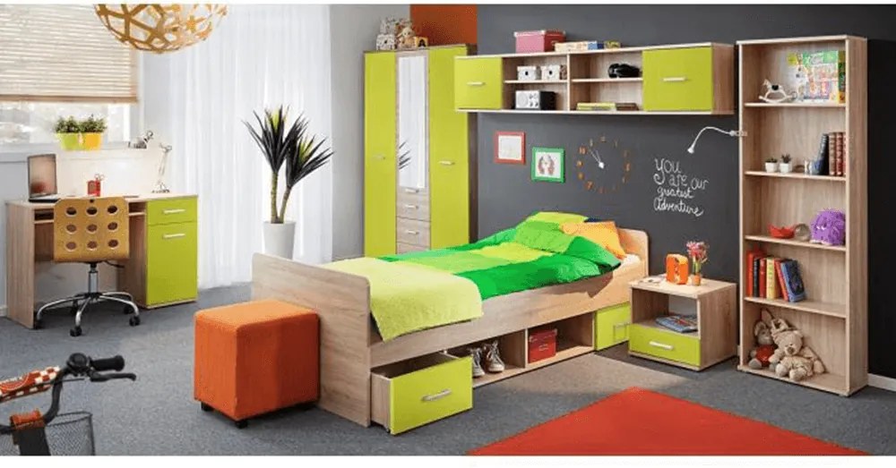 Dulap biblioraft, stejar sonoma, EMIO TYP 08
