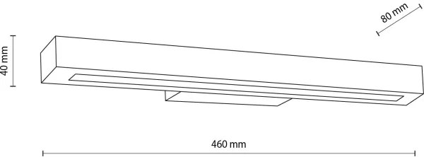 Aplică LED TEO LED/8W/230V 3000K nuc