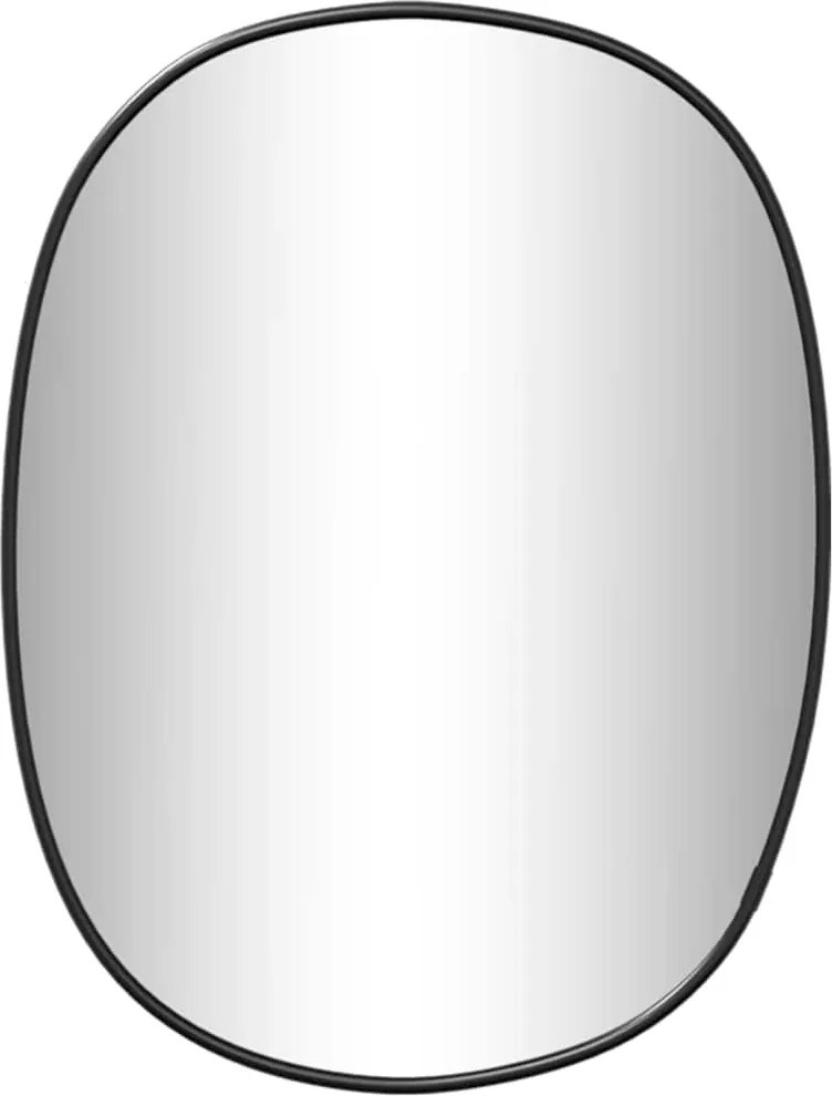 vidaXL Oglindă de perete, negru, 40x30 cm