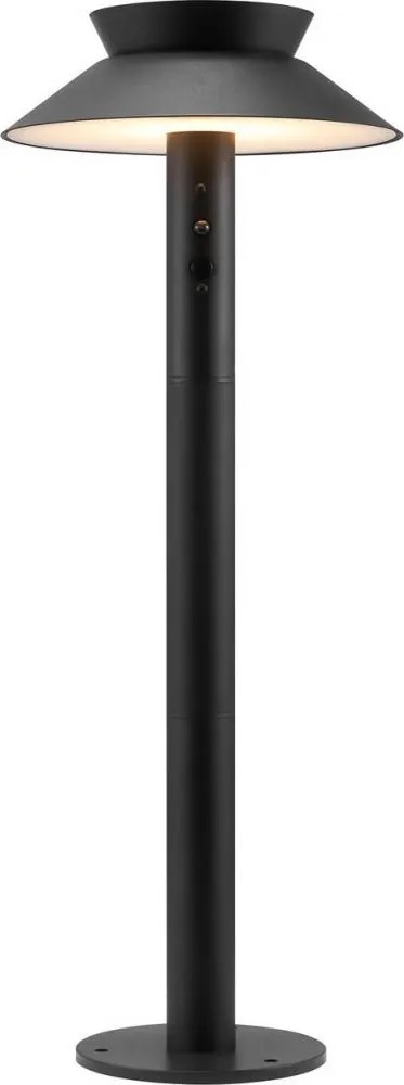 Nordlux - Lampă solară LED cu senzor LED/5W/3,7V IP44 neagră 60 cm