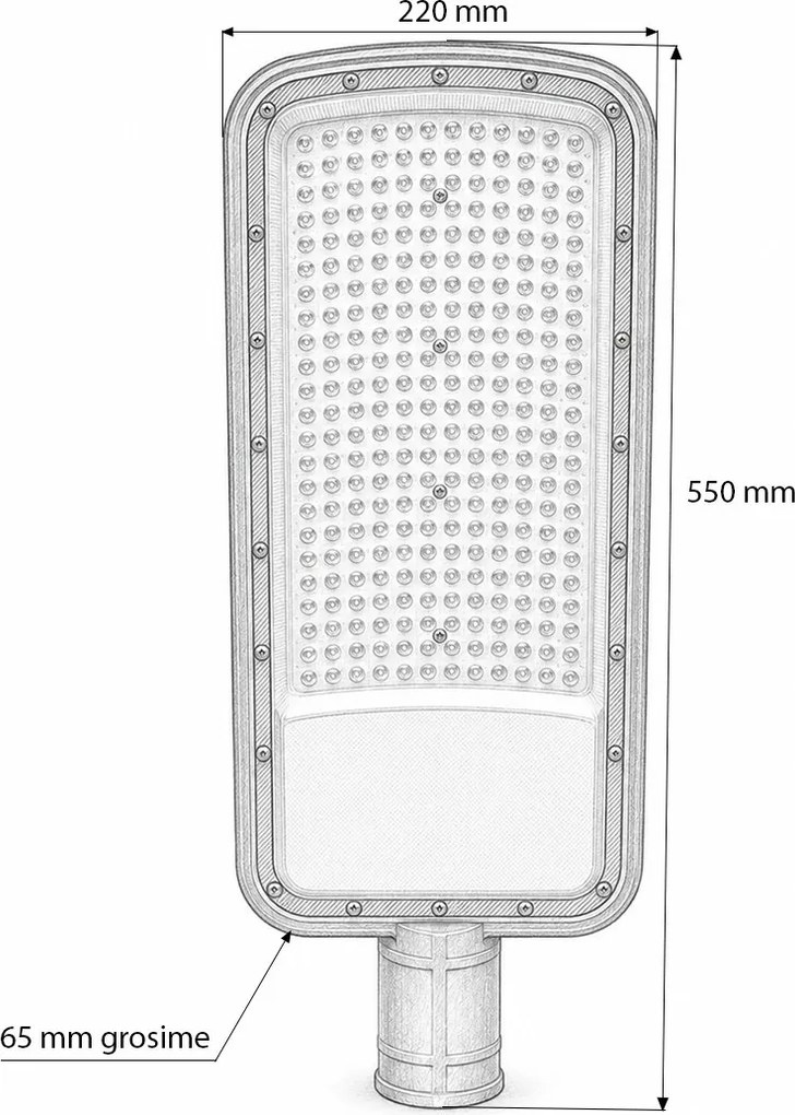 Lampa Stradala Led 200W 6500k 220V 22000 Lmn