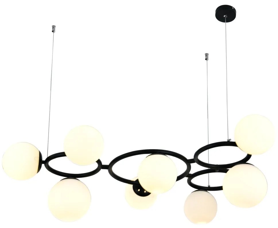 💡 Pendul N6805/9 – Eleganță Contrastantă în Negru și Alb