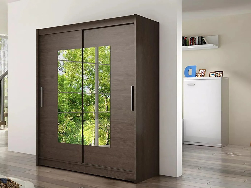 Dulap de haine Wopim III (choco). 786036