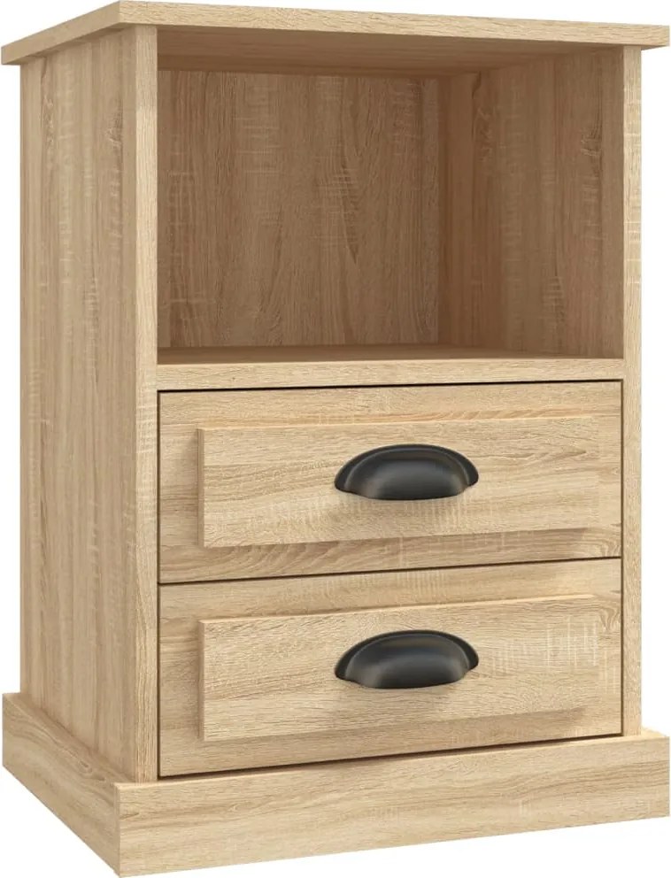 vidaXL Noptieră, stejar sonoma, 43x36x60 cm