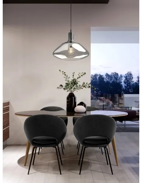 Eglo 98291 - Lustră pe cablu TORRTONTES 1xE27/60W/230V