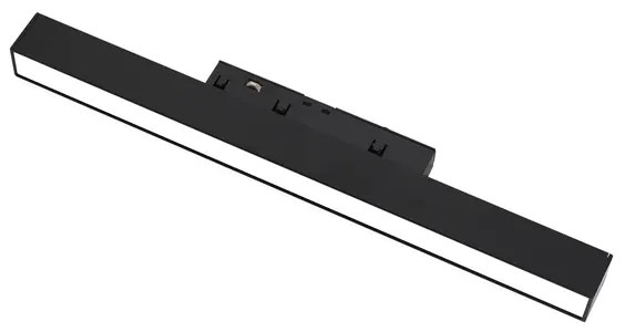 Proiector LED Modern cu Șină Magnetică de Lux Negru – Iluminare Neutră pentru Spații Contemporane