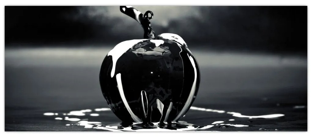 Tablou cu mărul negru (120x50 cm)