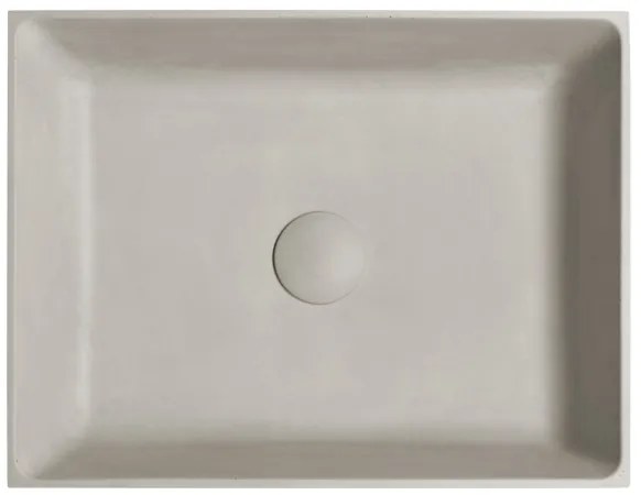 Sapho - Lavoar pentru blat FORMIGO 47,5 x 36,5 cm, beton/nisip mat
