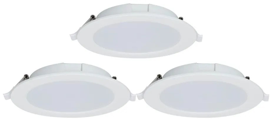 SET 3x corp de iluminat LED dimabil încastrat Aigostar MESH 15W/230V 2700K-6500K d. 17cm