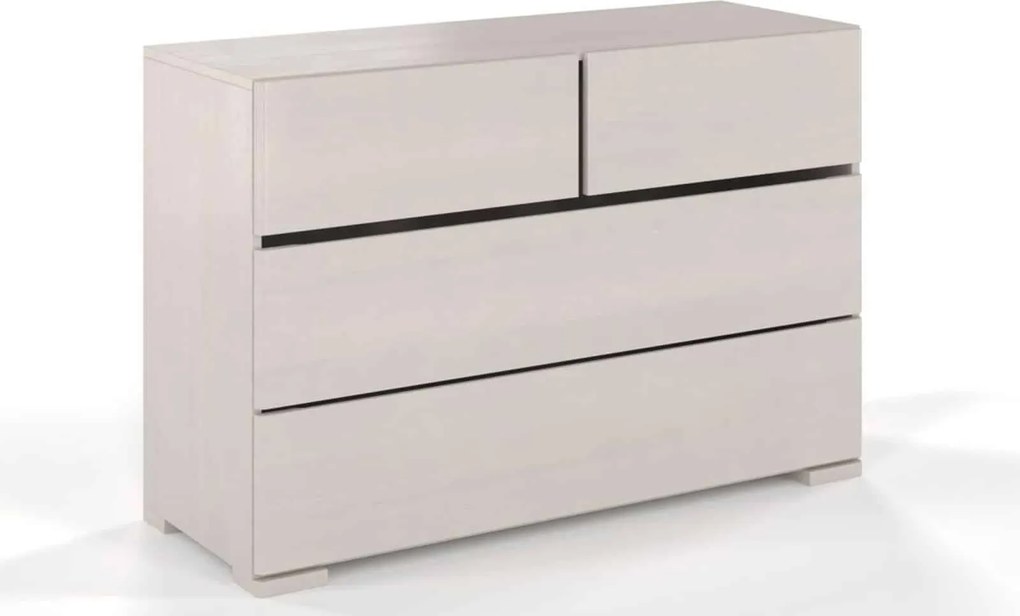 Comodă lemn masiv TerraCraft Pin 2+2 Sertare, 120 × 45 × 81 cm - Natural