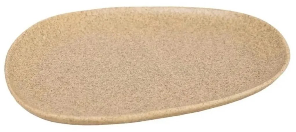 Farfurie desert 23 cm din ceramica Tetris TRFD 23, asimetrica