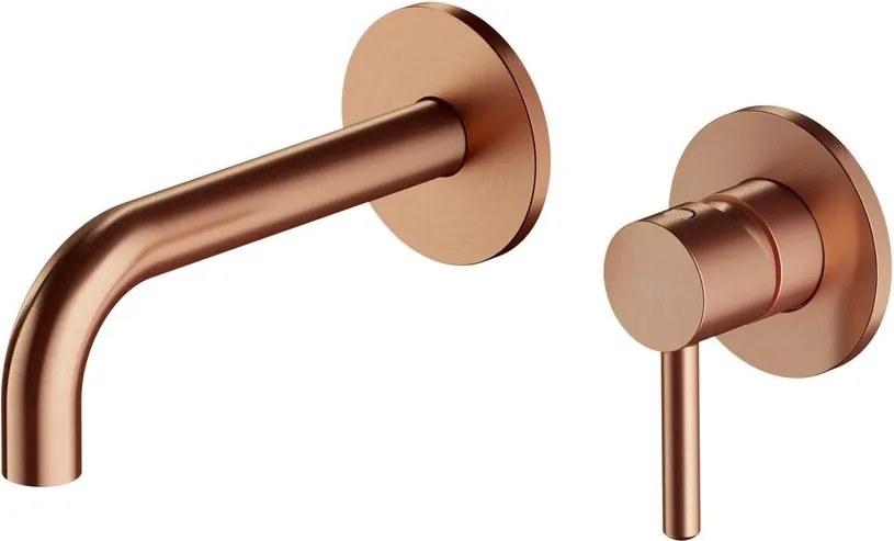 Baterie lavoar incastrata Omnires Y monocomanda finisaj cupru periat fara corp ingropat