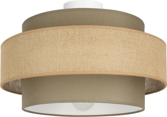 Brilagi - Plafonieră RESNA 1xE27/60W/230V Ø 40 cm maro/bej