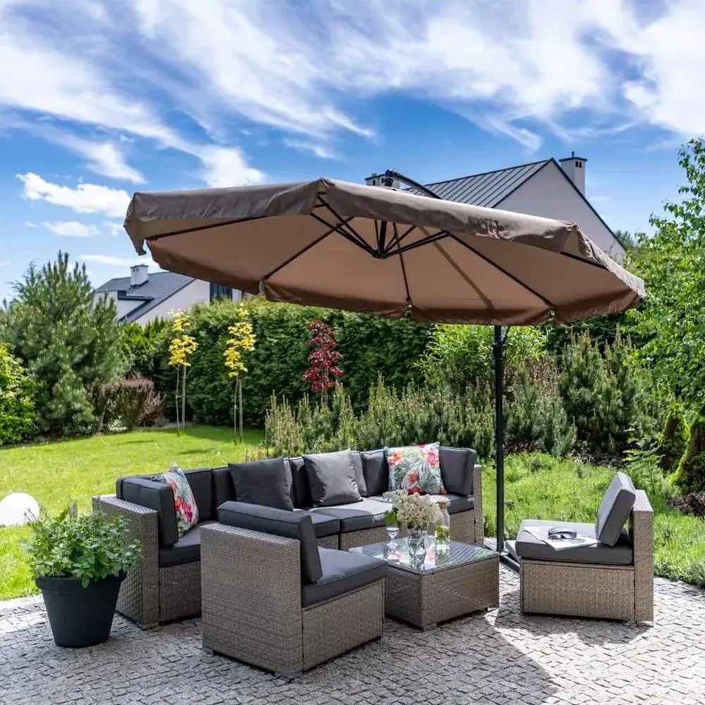 Umbrelă de soare Garden Hero maro