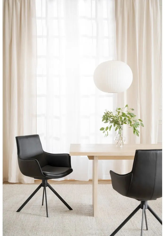 Masă de dining din lemn masiv de stejar 240x95 cm Emmett - Rowico