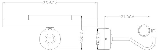 Globo 4405 - Corp de iluminat perete PICTURE 2xE14/40W