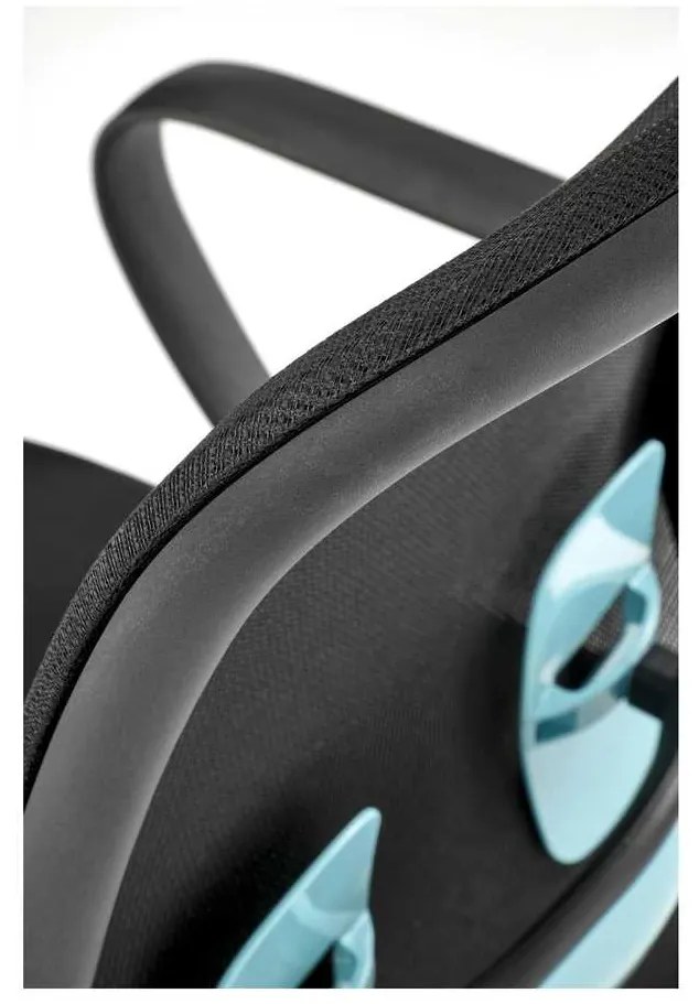 Scaun de birou Baldwin, negru