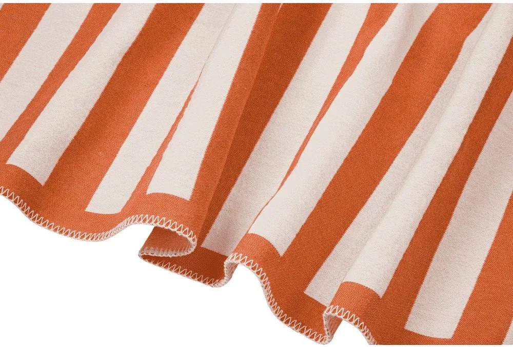 Pătură portocalie 160x200 cm Onu – noo.ma