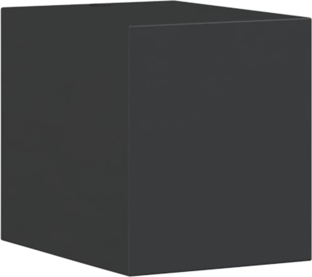 vidaXL Lampă exterioară de perete, negru, aluminiu turnat sub presiune