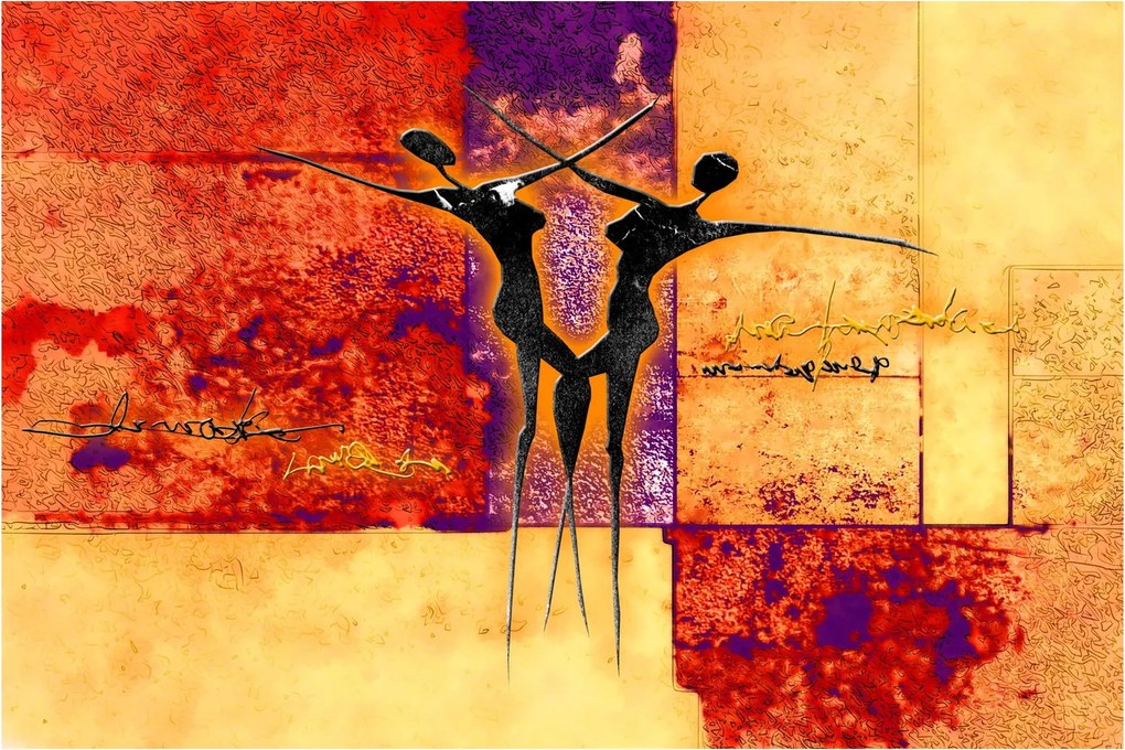 Tablou - Zeița africană (90x60 cm)