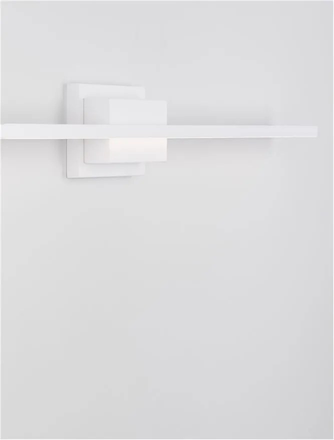 Aplica LED pentru oglinda / tablou AZURE alba L-120,5cm