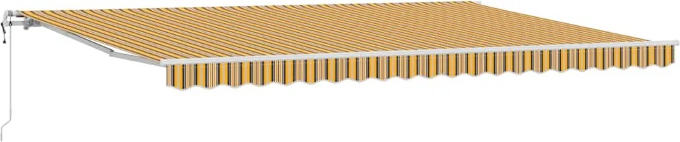 vidaXL Cort electric retractabil Multicolour 500 × 300 cm