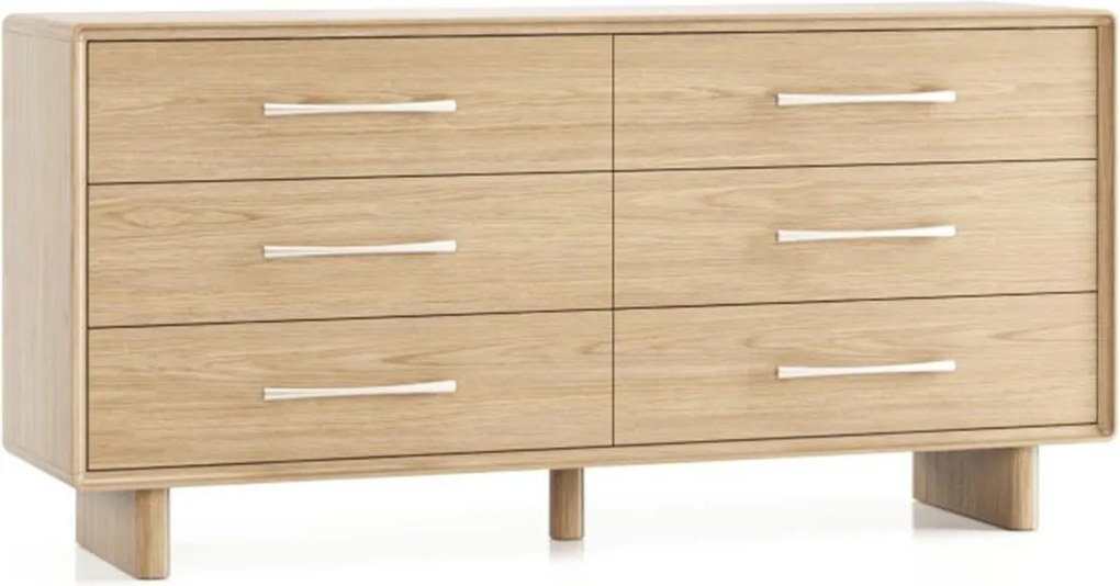 Comodă lemn masiv Cooper, 160 × 42,5 × 78 cm