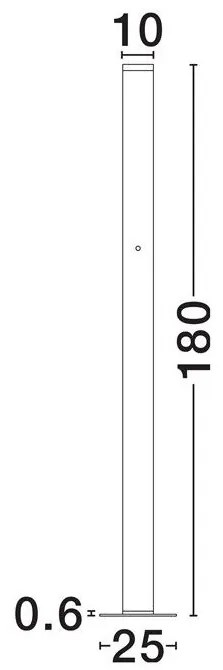 Lampadar, lampa de podea LED ORIN alb 45W