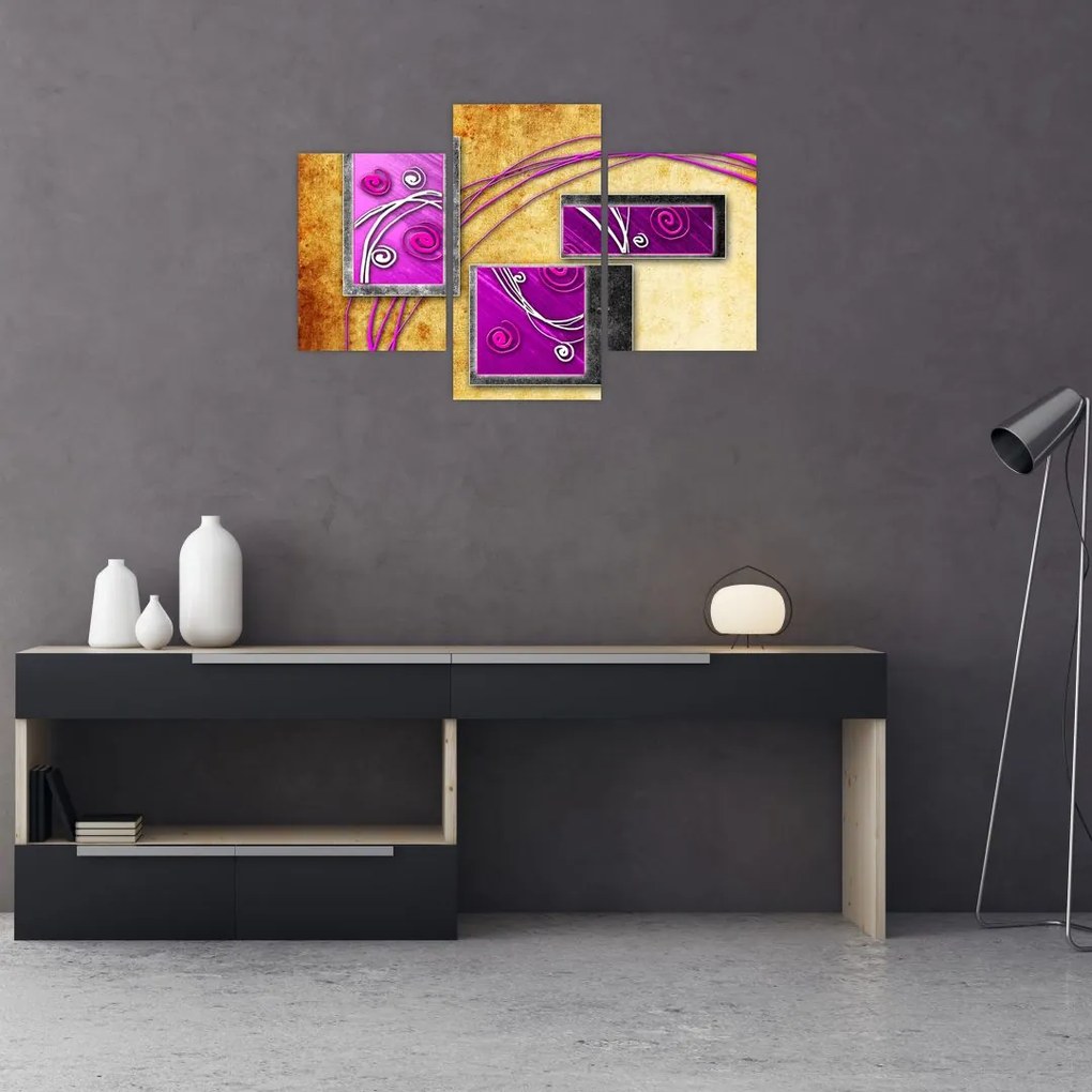 Tablou abstracție (90x60 cm)