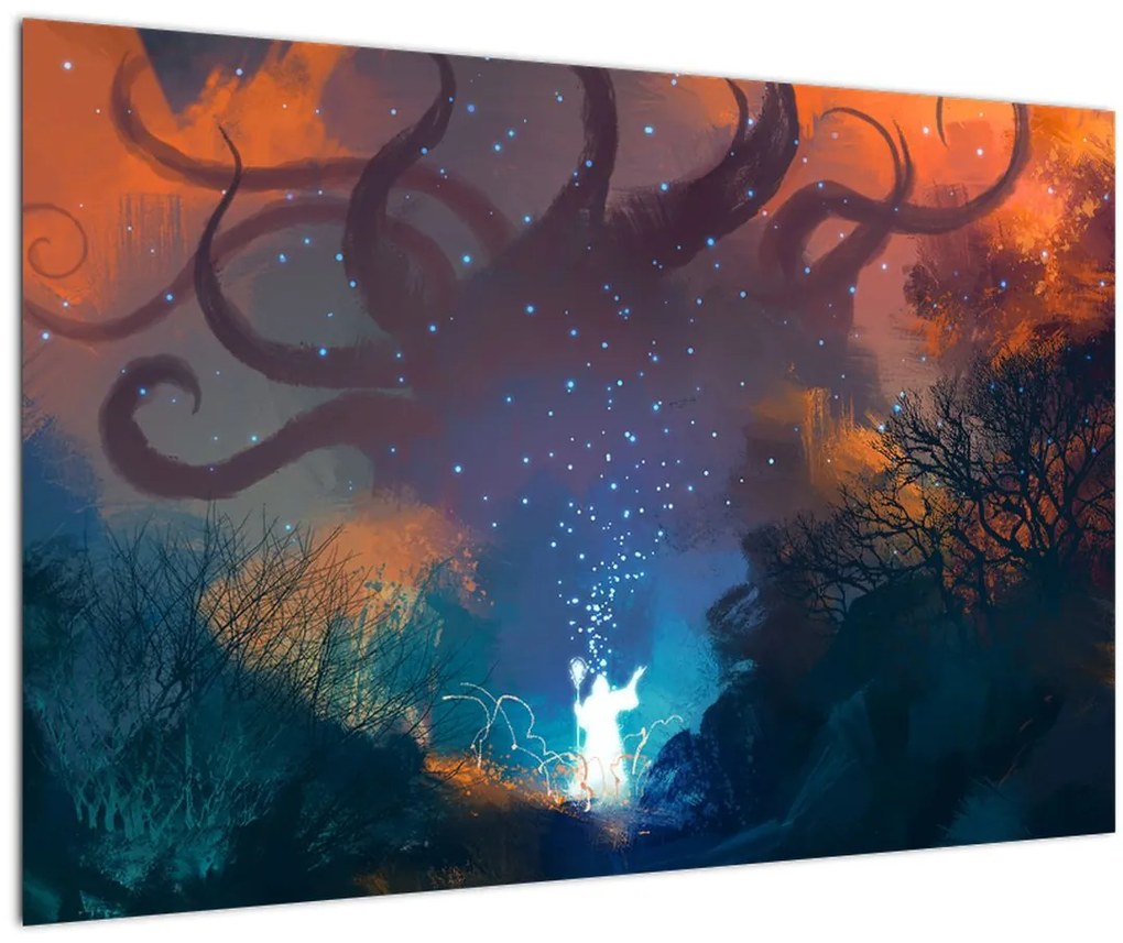 Tablou - Vrăjitorul magicean (90x60 cm)