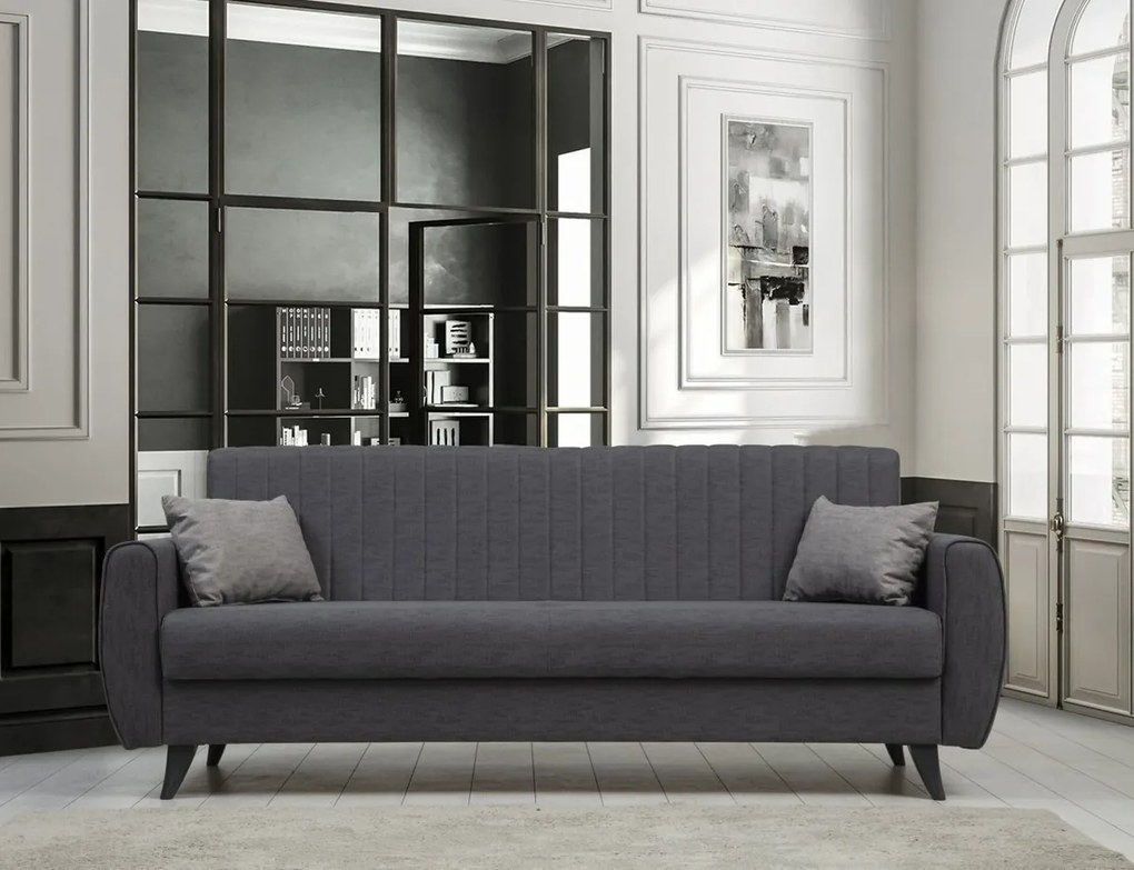 Canapea extensibilă Alkon 3 Dark Grey