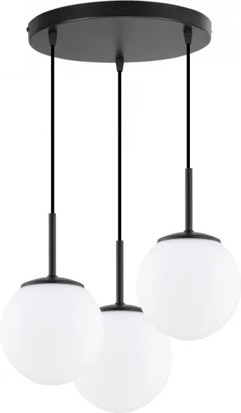 Brilagi - Lustră pe cablu MILO 3xE27/60W/230V neagră