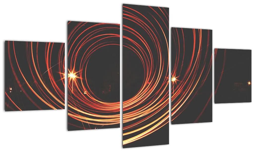 Tablou cu linii abstracte (125x70 cm), în 40 de alte dimensiuni noi