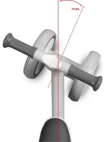 Bicicletă fără pedale KVADROLET albastru