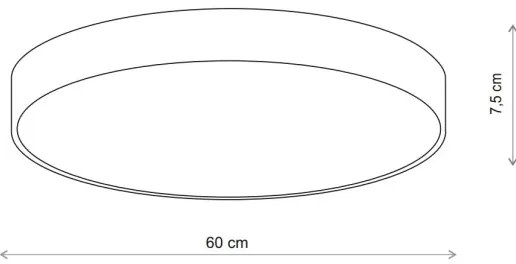 Plafonieră Brilagi CLARE 5xE27/24W/230V d. 60 cm bej