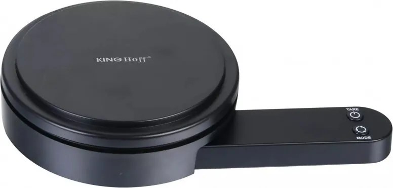 Cântar de bucătărie cu cană gradată Kinghoff KH 1829, 1,5 l, până la 5 kg, TARA, oprire automată, negru