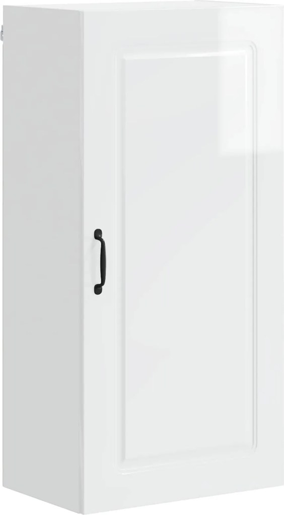 vidaXL Dulap de bucătărie Kalmar Alb lucios 50 x 31 x 100 cm