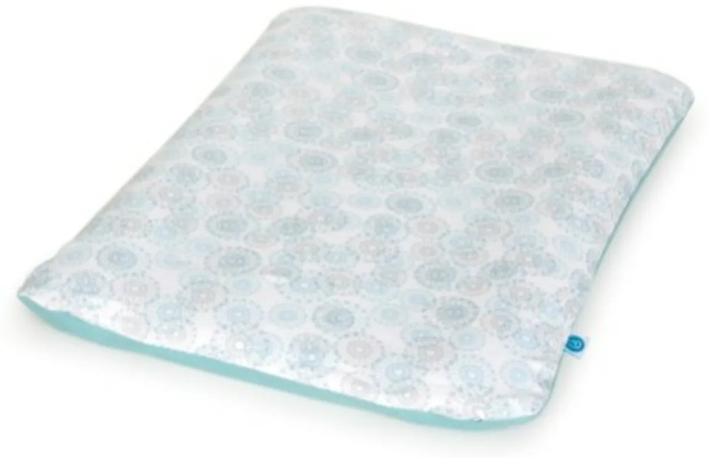 Ceba baby Acoperiș pe schimbarea mat 2ks, turcoaz/roz cu imprimeu Dan, 50x70-80cm