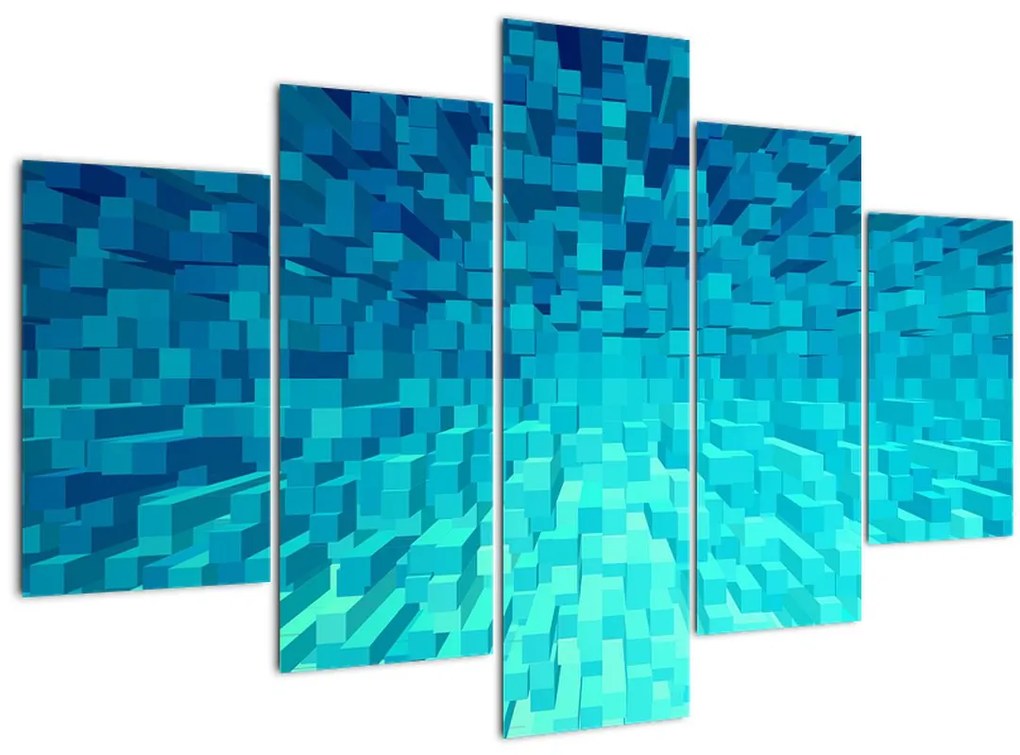 Tabloul - cuburi abstracte (150x105 cm)