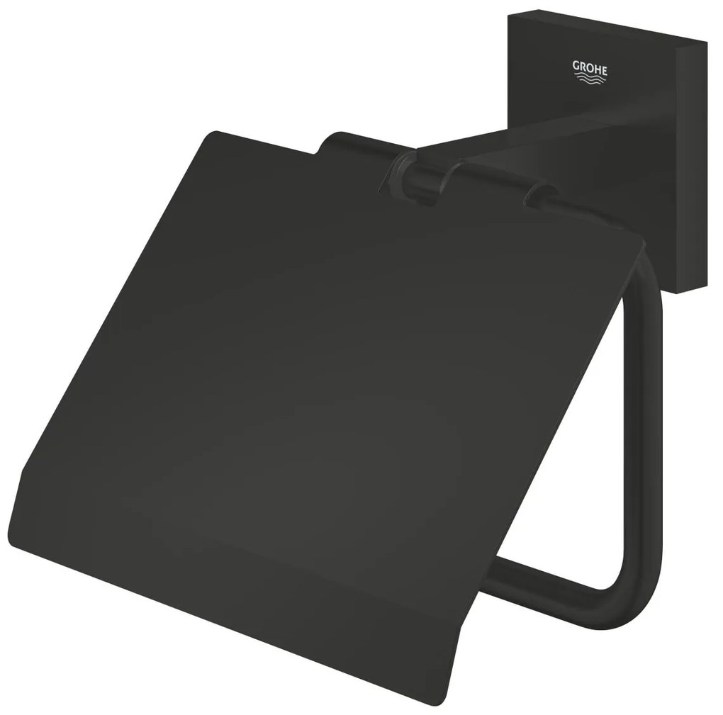 Grohe Start Cube suport pentru hartie igienica negru 411022430