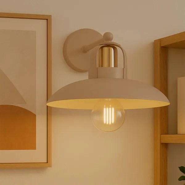 Aplică Brilagi FLAMENGO 1xE27/60W/230V bej