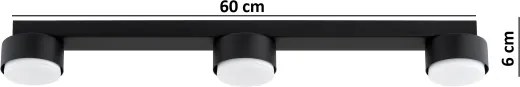 Brilagi - Spot LED MONO 3xGX53/30W/230V negru