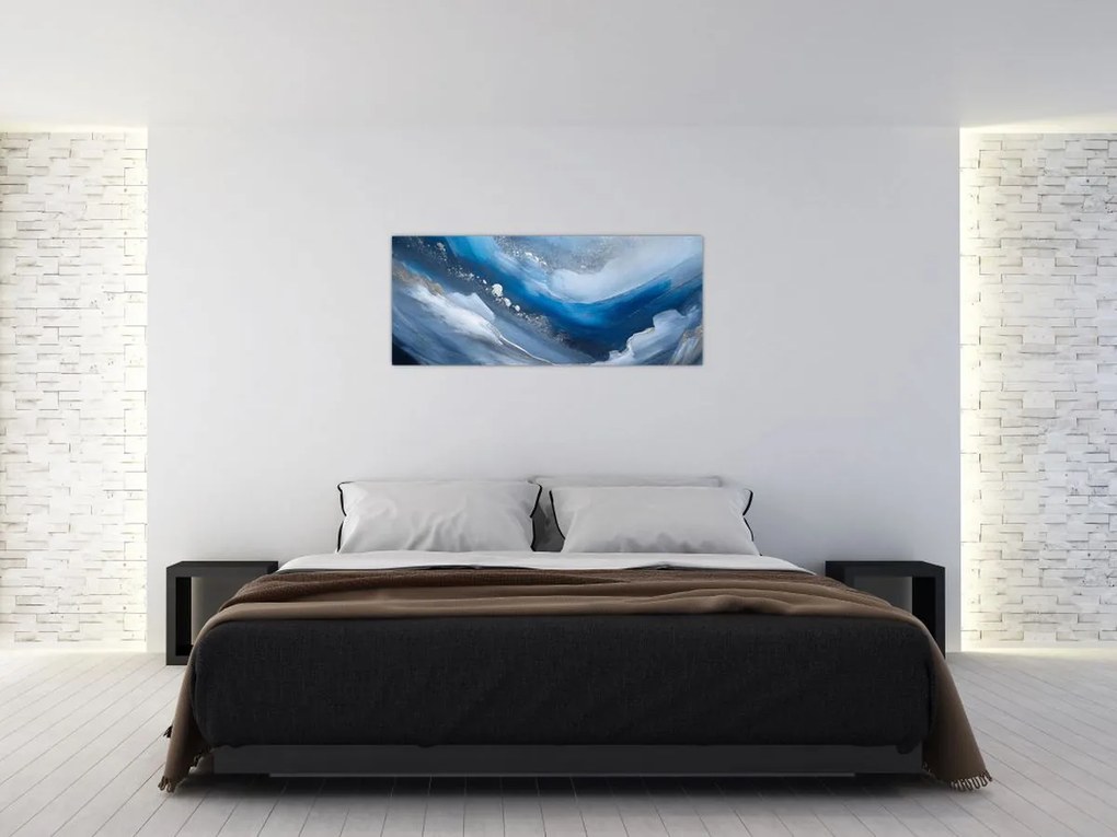 Tablou - Abstractizarea oceanului (120x50 cm)