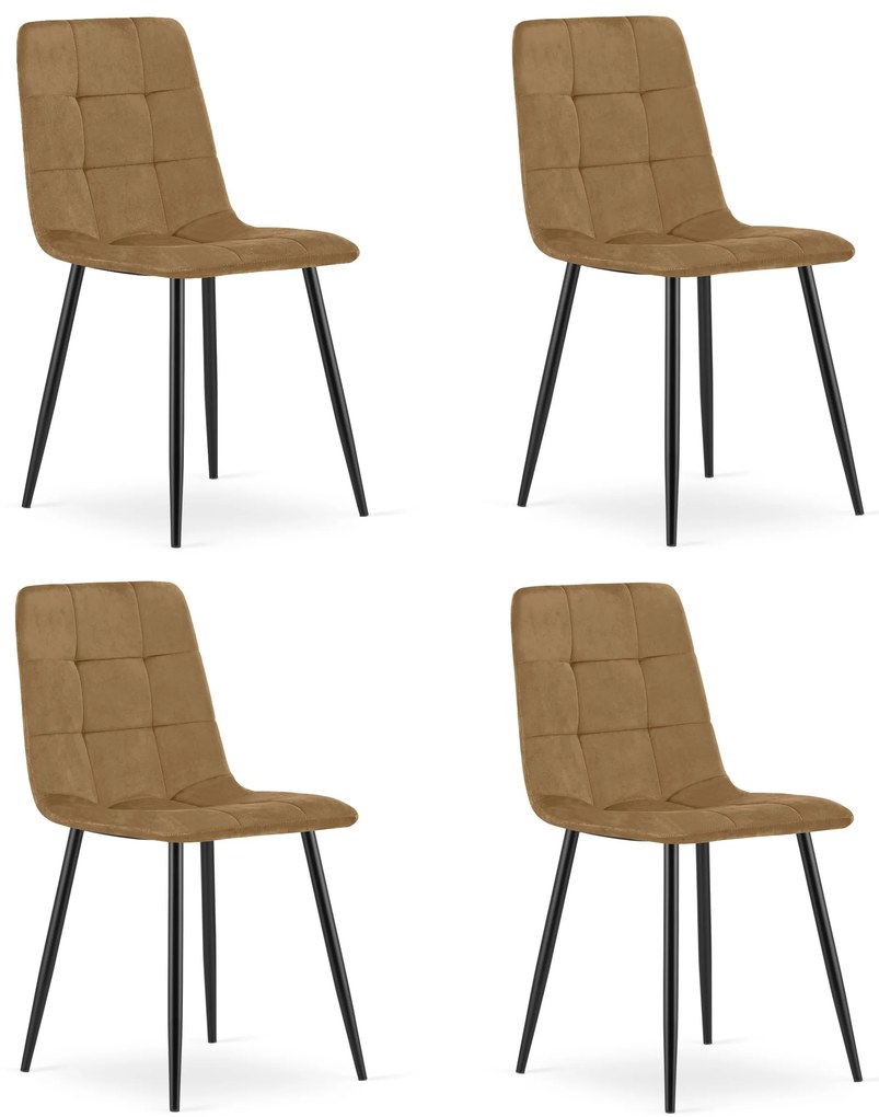 Set 4 Scaune Bucatarie/Dining Jacob Maro Catifea
