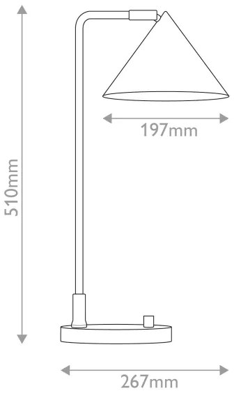 Lampă de masă REMYCK Alora Mood ALM-REMYCK-TL-BK 1xE27/60W/230V, neagră