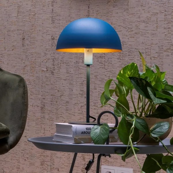 Lucide 45596/01/35 - Lampă de masă SIEMON, 1xE14/25W/230V, albastră